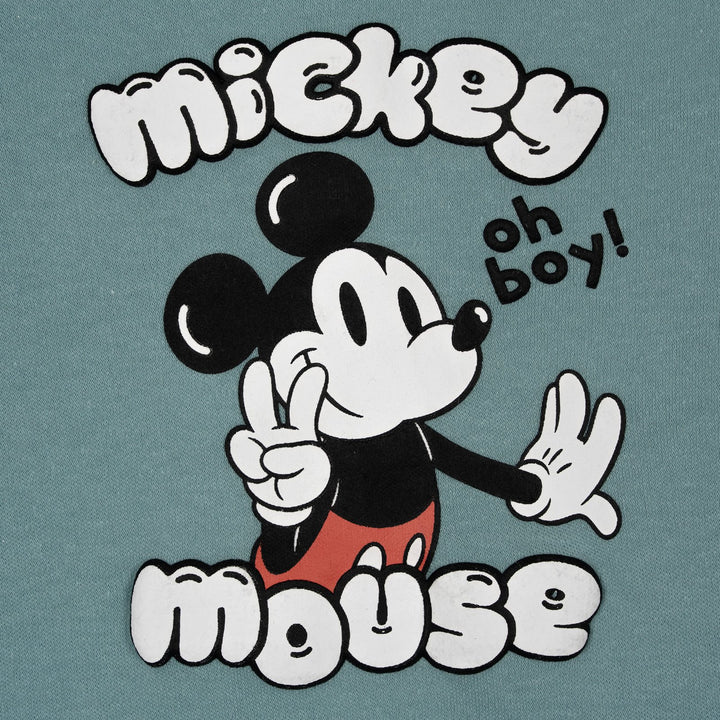 Disney Mickey Mouse Baby Boys' 3-Pack Short Sleeve Bodysuits Red Blue