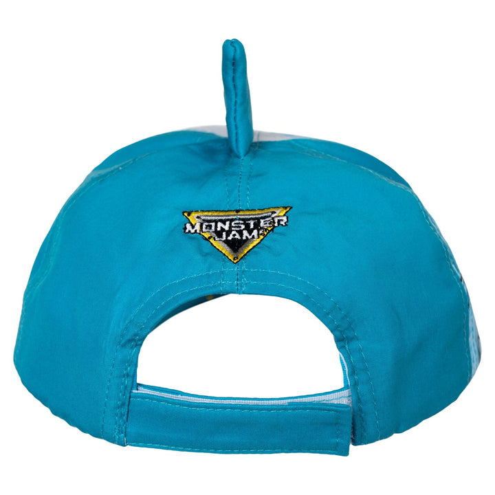 Monster Jam Boys' Cosplay Strapback Baseball Cap Megalodon Blue