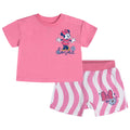 Minnie Mouse Baby Girls' 2-Piece T-Shirt and Shorts Set Pink