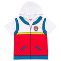 Paw Patrol Ryder Boys' Cosplay Hooded T-Shirt Red White