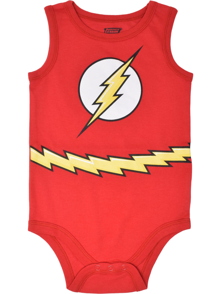 DC Comics Justice League Baby 5-Pack Cosplay Sleeveless Bodysuits Multi