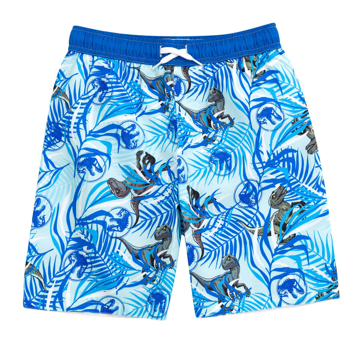 Jurassic World Jurassic Park T-Rex 2-Piece Rash Guard and Swim Trunks Set Raptor