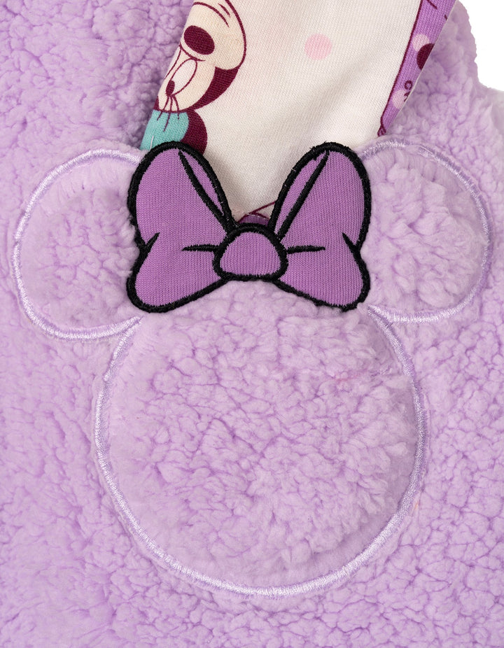 Minnie Mouse Girls' 2-Piece Tee and Suspender Skirt Set Lilac