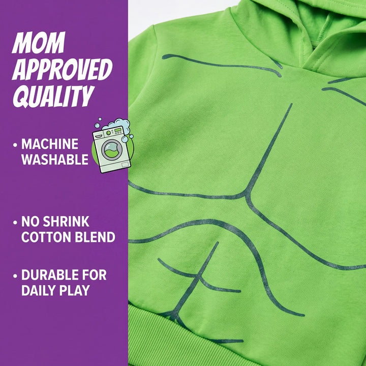 Marvel Spidey and His Amazing Friends The Hulk Hoodie and Pants Set Smash Green