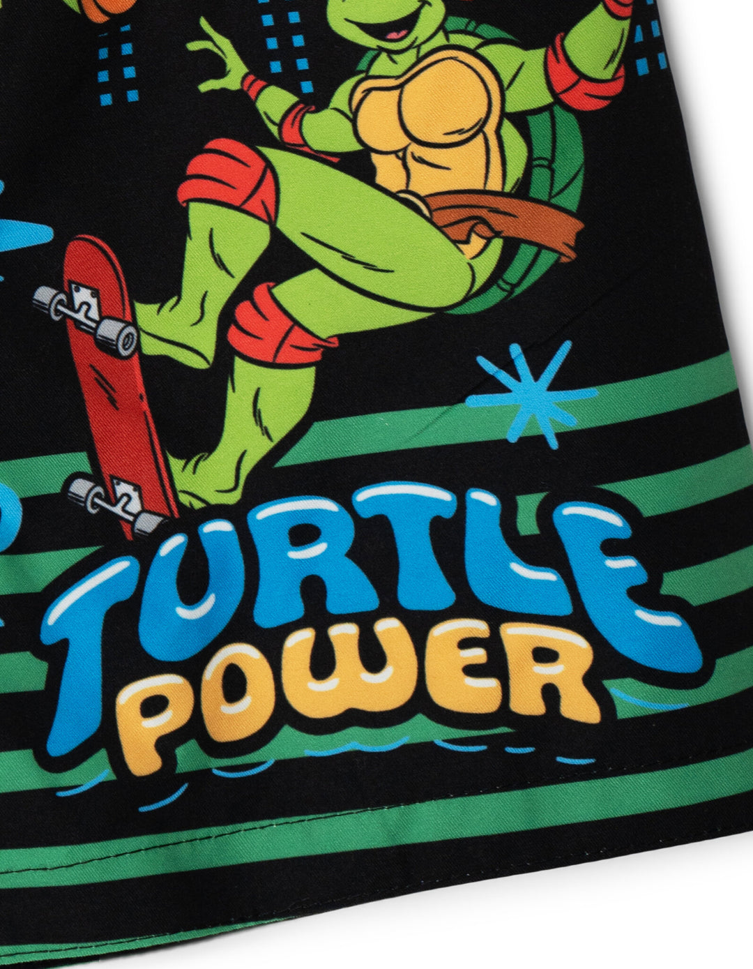 Teenage Mutant Ninja Turtles Boys' Swimwear Swim Trunks Sky Blue Green