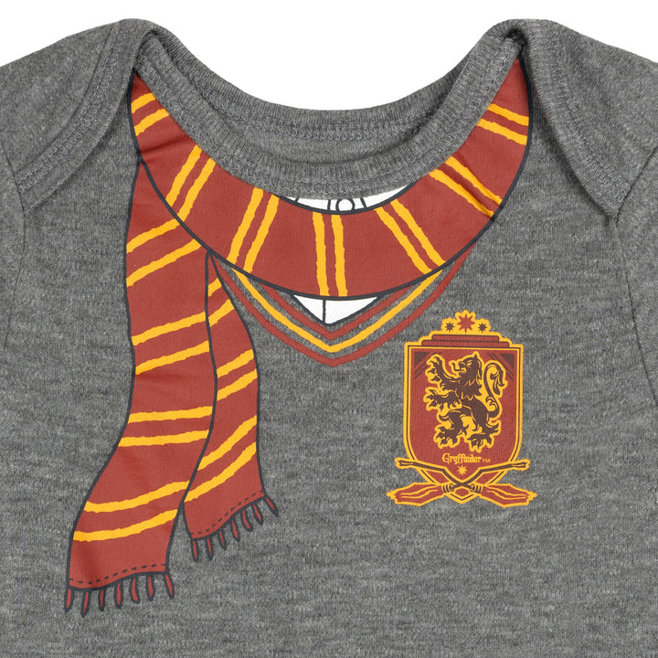 Harry Potter Baby 2-Piece Cosplay Bodysuit and Hat Set Grey