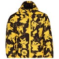 Pokemon Pikachu Boys' Hooded Puffer Jacket Black Print