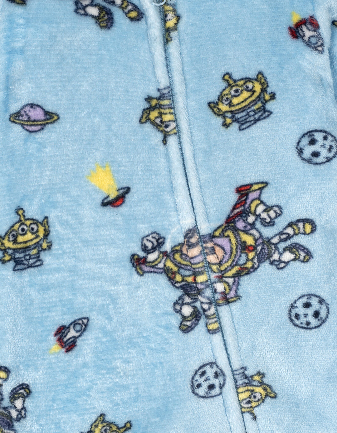Disney Toy Story Baby Fleece Footed Sleep N' Play Blue Buzz Lightyear