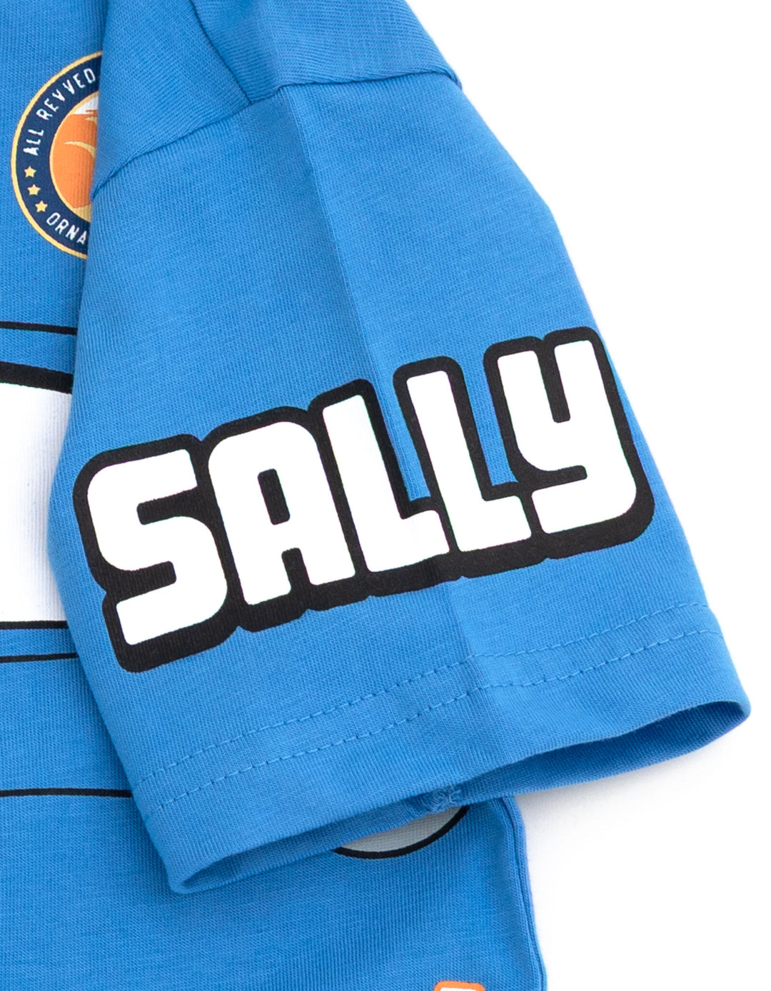 Cars Sally Carrera Men's Cosplay Short Sleeve T-Shirt Cozy Cone Blue