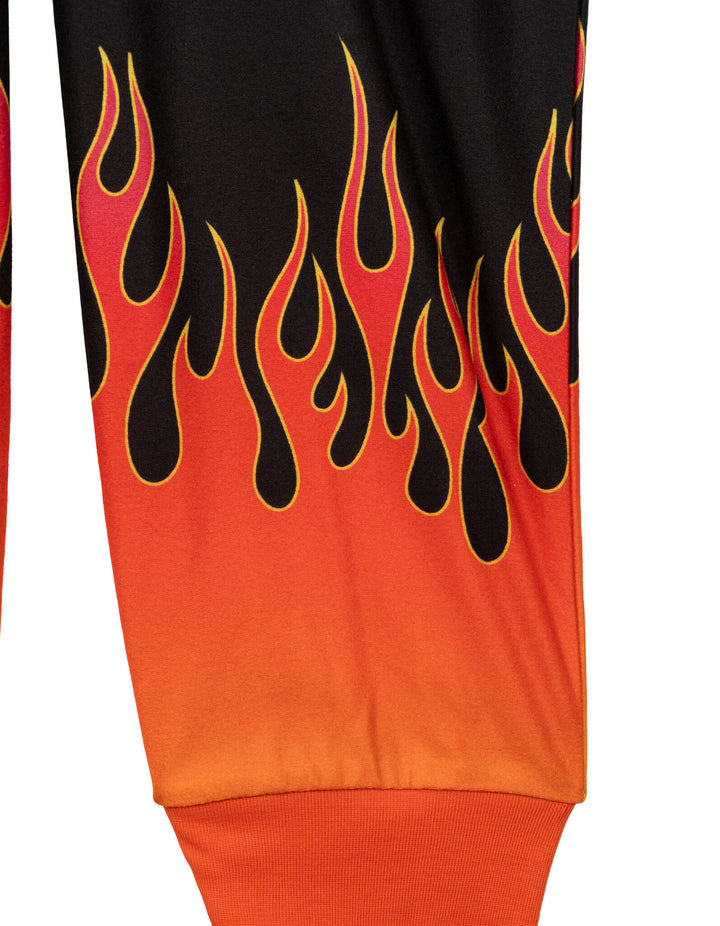 Monster Jam El Toro Loco Boys' Fleece Hooded One Piece Orange