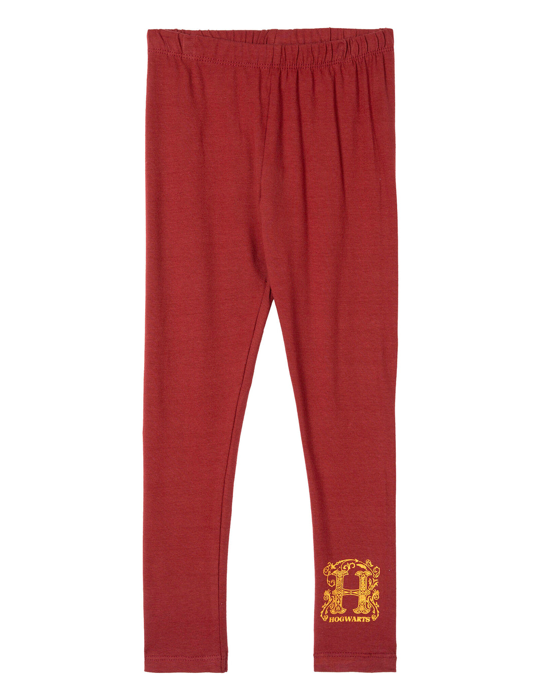 Harry Potter Girls' 2-Piece Fleece Hoodie and Leggings Set Peach Burgundy