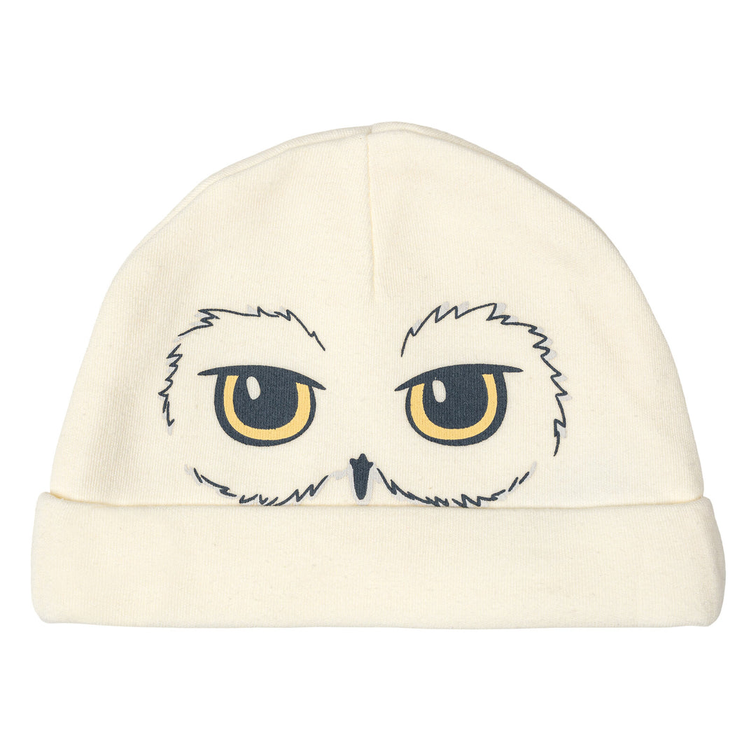 Harry Potter Hedwig Baby Boys' 2-Piece Cosplay Bodysuit and Hat Set Cream