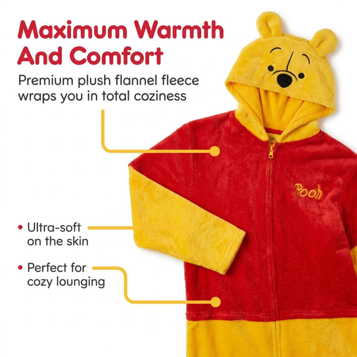 Disney Winnie the Pooh Adult Men or Women Yellow Red