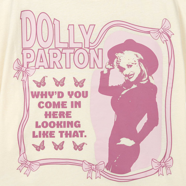 Dolly Parton Women's Short Sleeve T-Shirt Vanilla Cream
