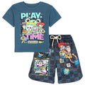 Disney Toy Story Boys' Athletic 2-Piece T-Shirt and Shorts Set Woody Jessie Navy