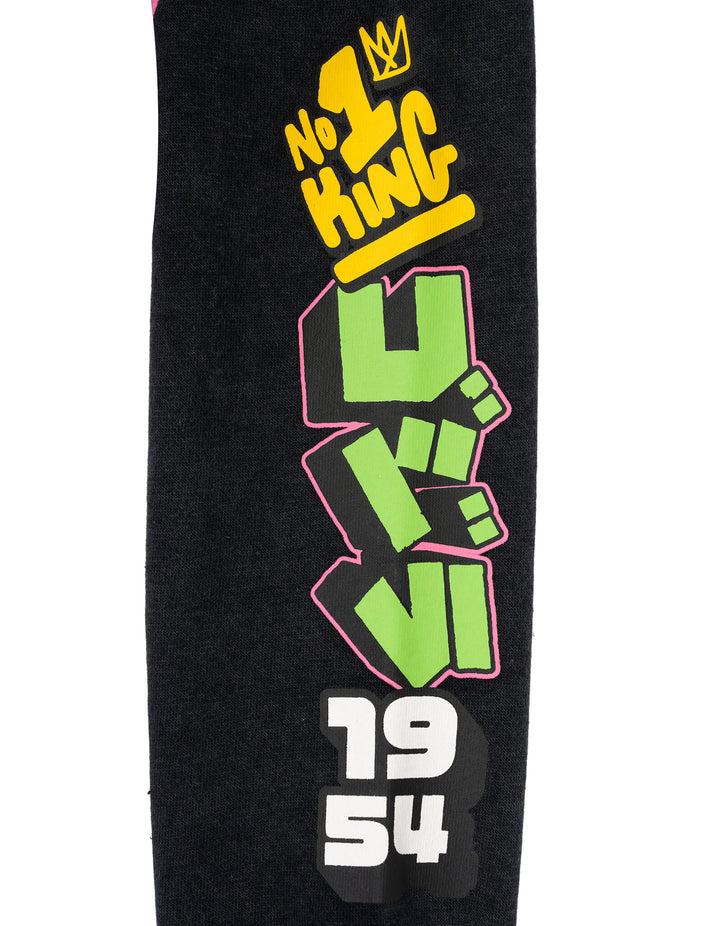 Godzilla Boys' Fleece Zip Up Hoodie Dark Grey