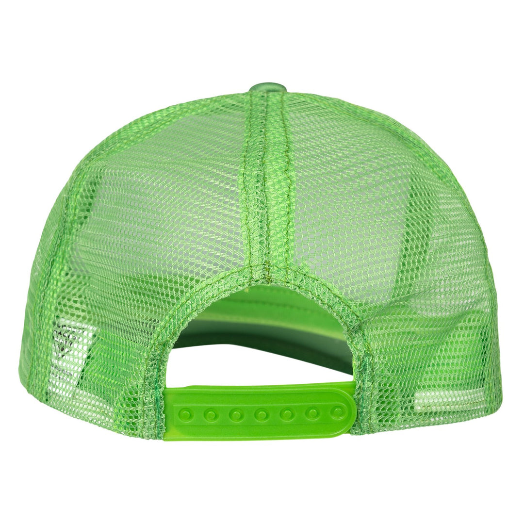 Monster Jam Grave Digger Men's Strapback Baseball Cap Lime