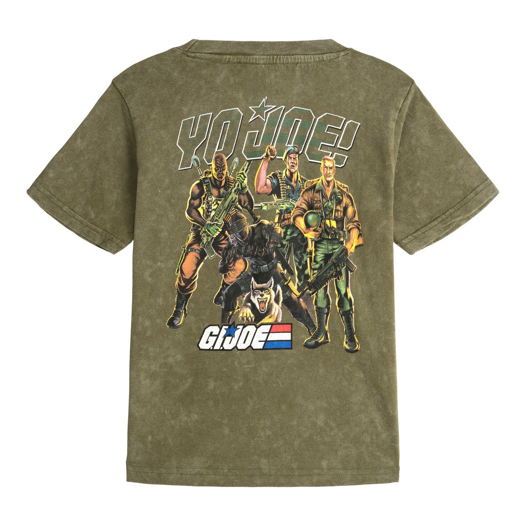 G.I. Joe Matching Family Graphic Short Sleeve T-Shirt Snake Eyes Duke Olive