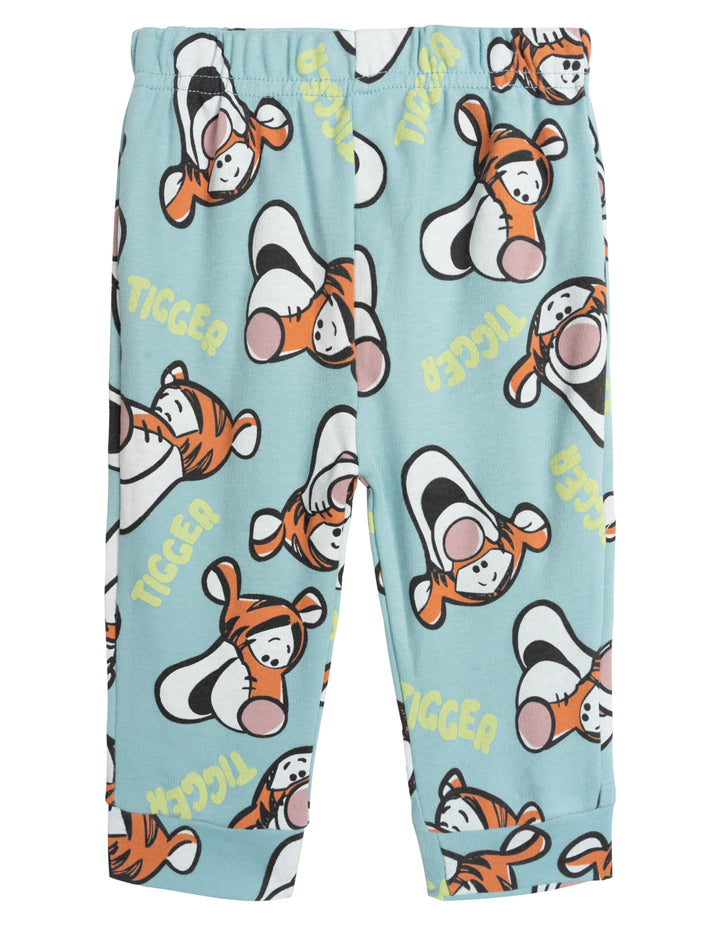 Disney Winnie the Pooh Baby Bodysuit Pants and Hat Set Tigger Sky Blue