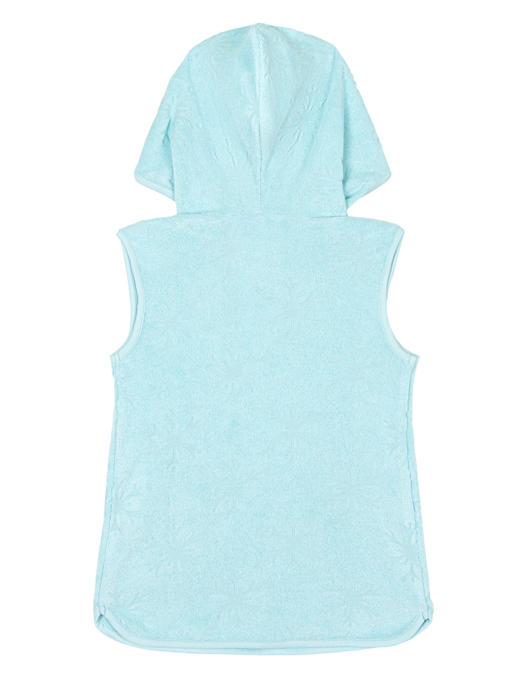 Frozen Girls' Hooded Swimwear Cover Up Anna Elsa Light Blue