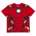 Marvel Avengers Iron Man Adult Men or Women Cosplay Short Sleeve T-Shirt Armor Red