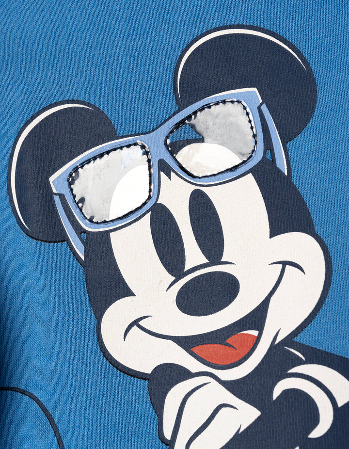 Disney Mickey Mouse Fleece Sweatshirt and Jogger Pants 2-Piece Set Friends Blue