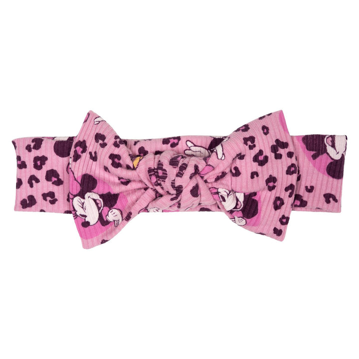 Minnie Mouse Baby Girls' Bodysuit and Tutu Leggings Set Pink Leopard