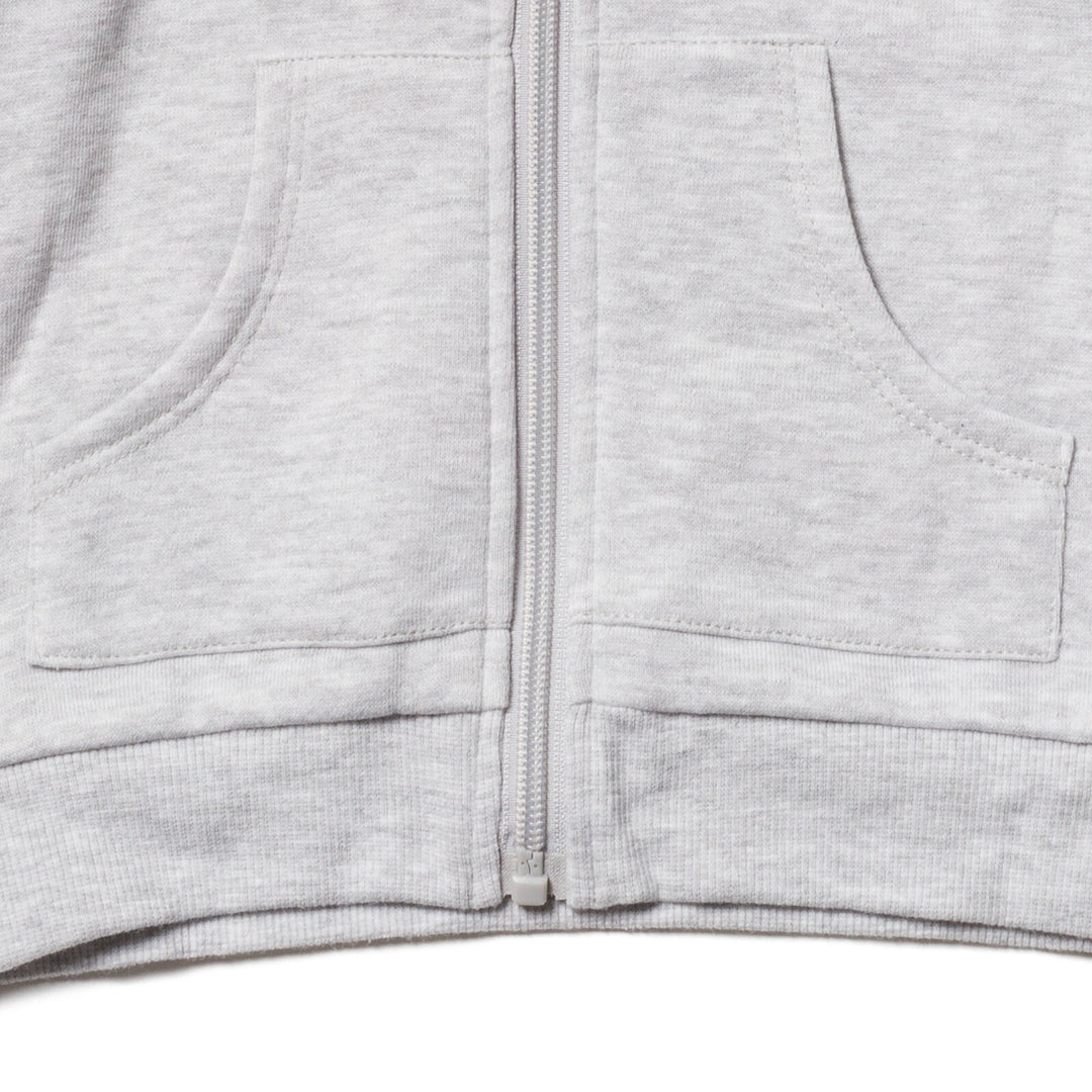 Disney Mickey Mouse Cosplay Zip-Up Hoodie Heather Gray