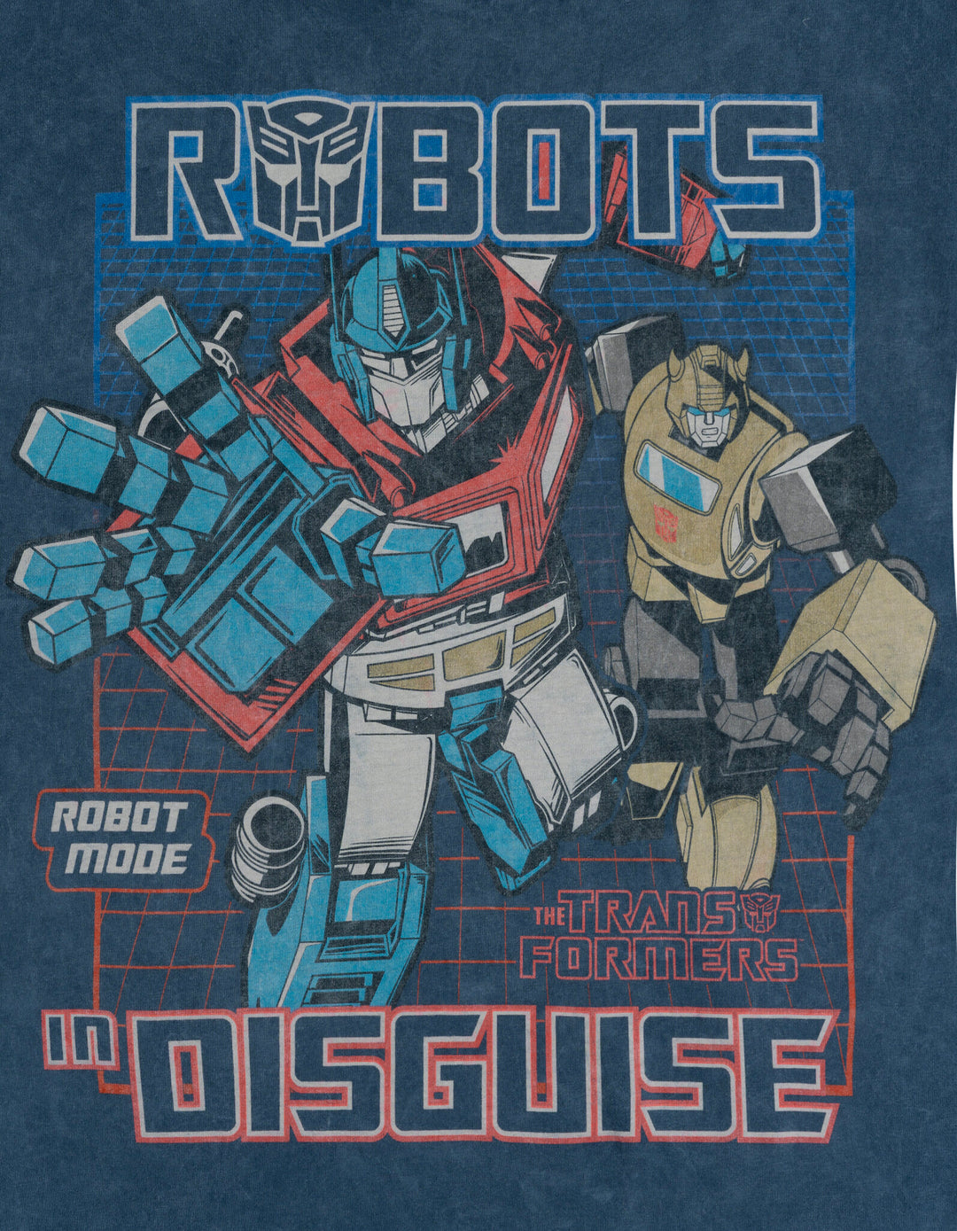 Transformers Matching Family Short Sleeve T-Shirt Prime Bumblebee Navy