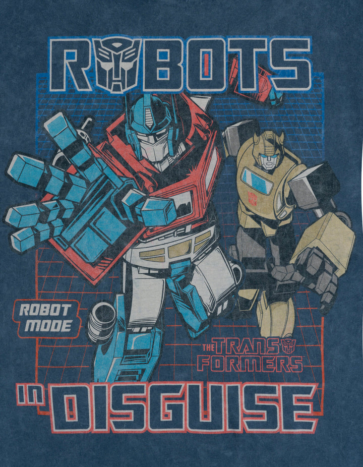 Transformers Matching Family Short Sleeve T-Shirt Prime Bumblebee Navy