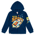 LEGO Boys' Racing Fleece Zip-Up Hoodie Navy Race Car