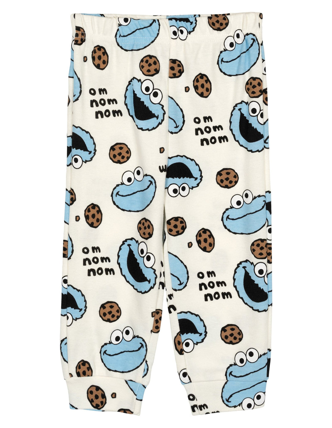 Sesame Street Cookie Monster Baby 3-Piece Bodysuit Pants and Hat Set Blue