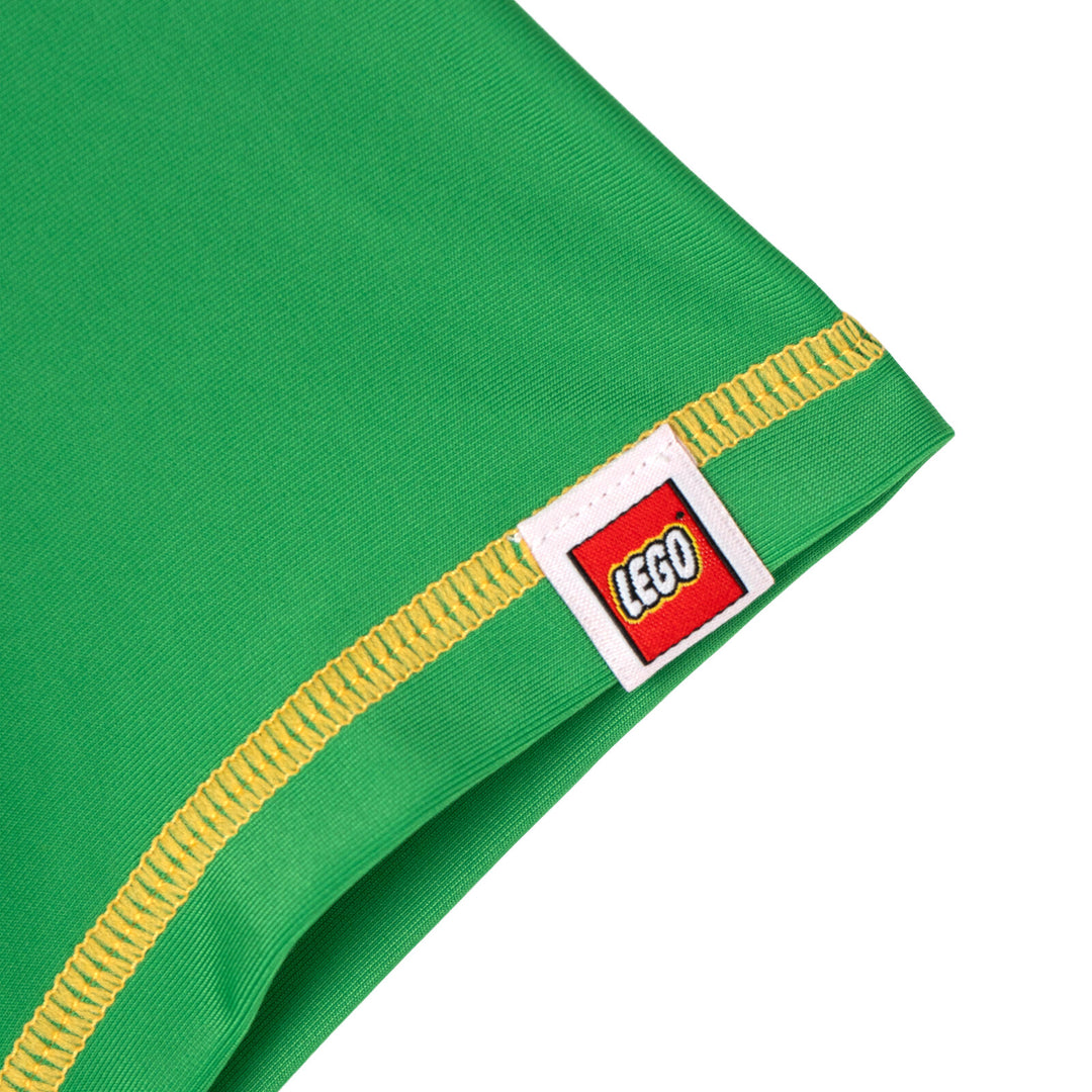 LEGO Boys' 2-Piece Swimwear Rash Guard and Swim Trunks Set Ninjago Navy Green