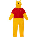 Disney Winnie the Pooh Adult Men or Women Cosplay Hooded One Piece Pajamas Red Yellow