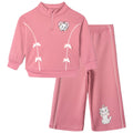 Disney The Aristocats Marie Quarter-Zip Sweatshirt and Wide-Leg Pants Set Rose