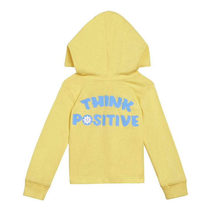 Inside Out Joy Boys' Jersey Hooded Long Sleeve Tee Bright Yellow