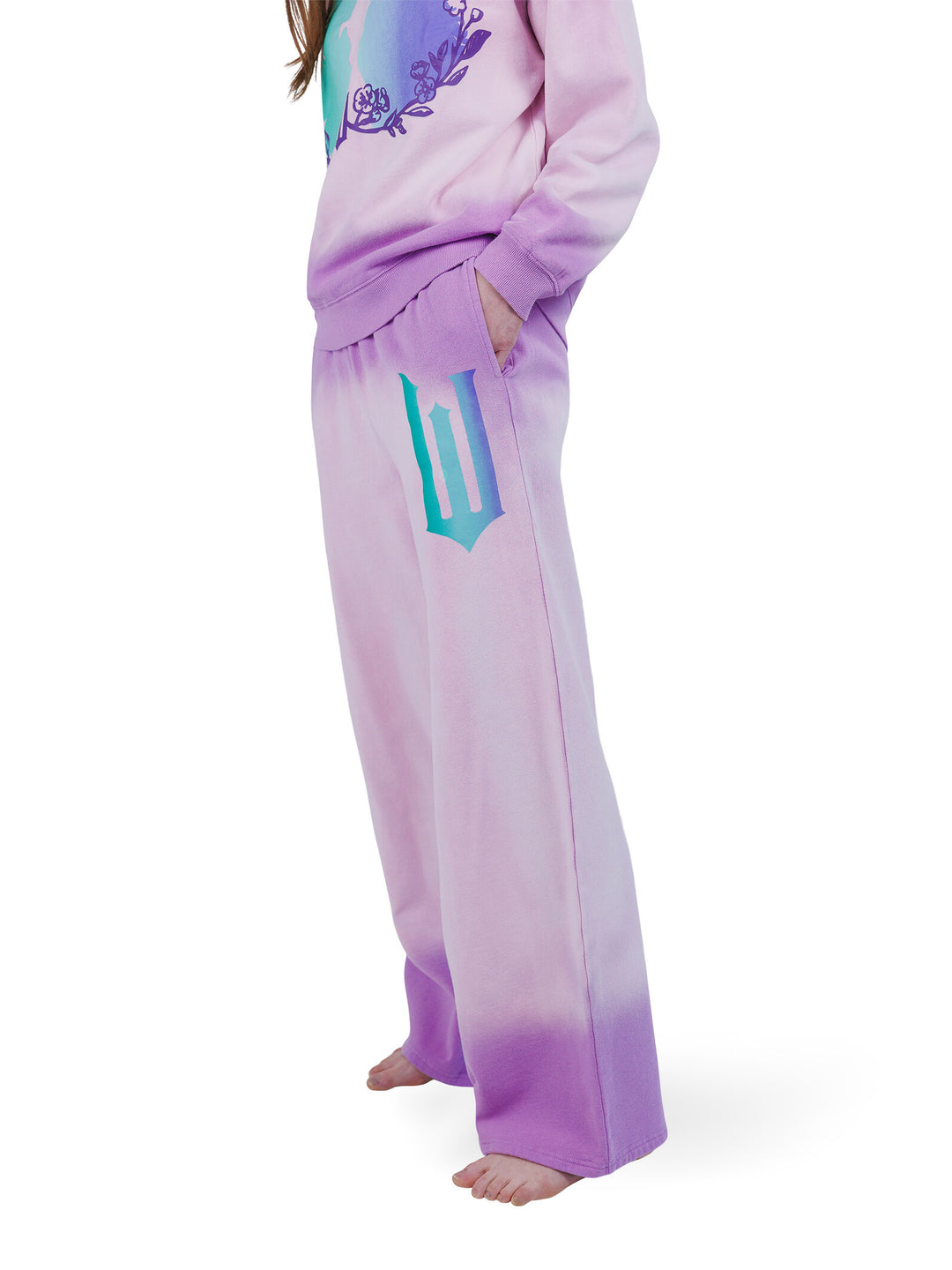 Wicked Women's Loungewear Pants Purple Pink Ombre