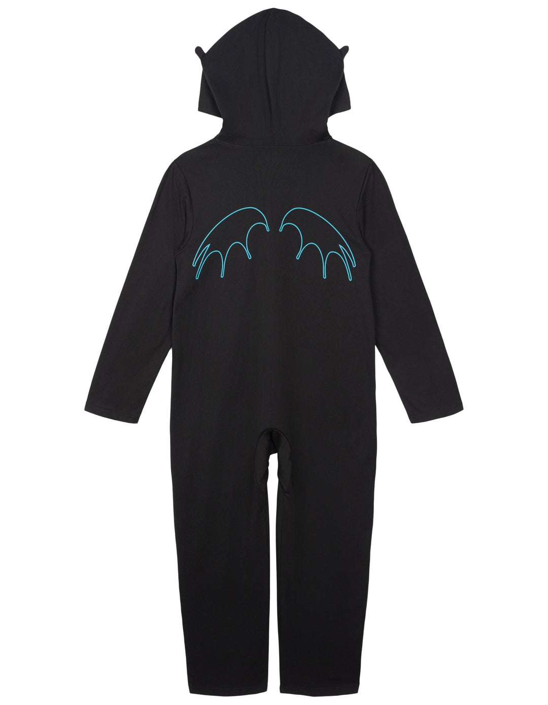 How to Train Your Dragon Toothless Cosplay Hooded One Piece Coverall Charcoal