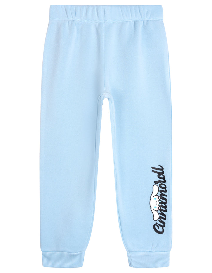 Hello Kitty Cinnamoroll Girls' 2-Piece Sweatshirt and Joggers Set Blue