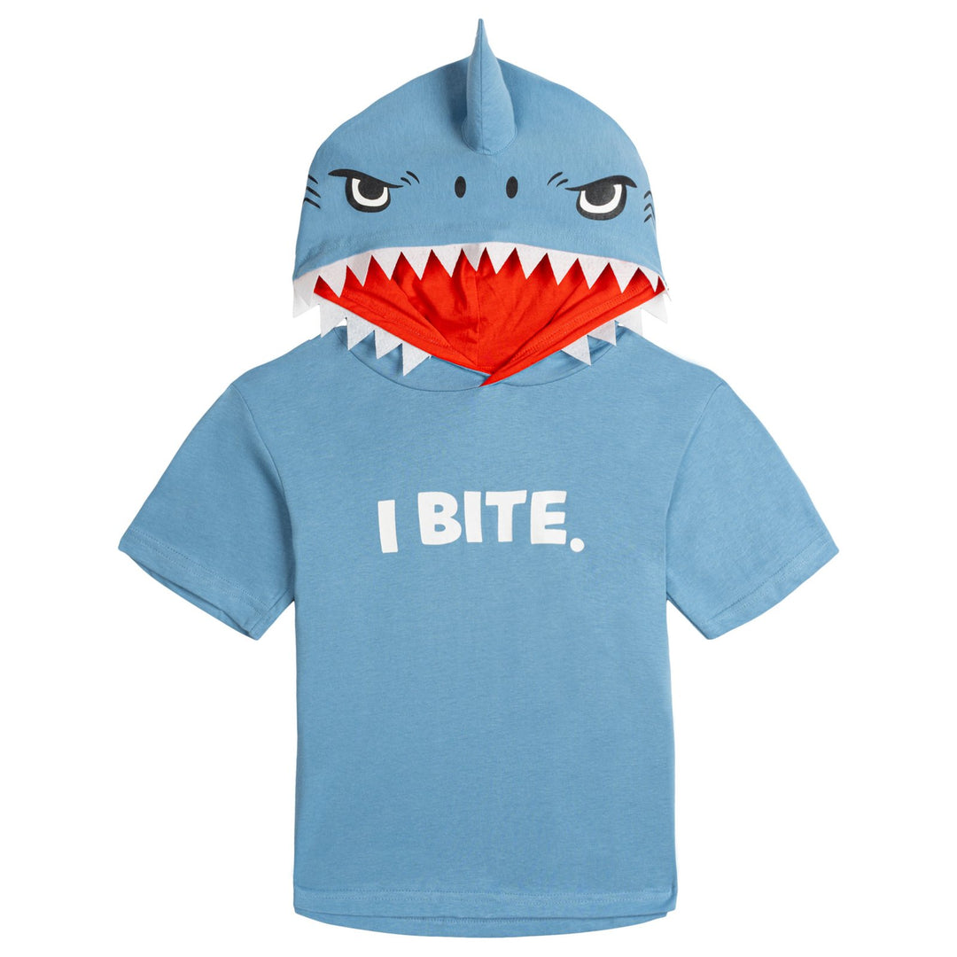 imagikids Cosplay Hooded T-Shirt Ocean Blue Red