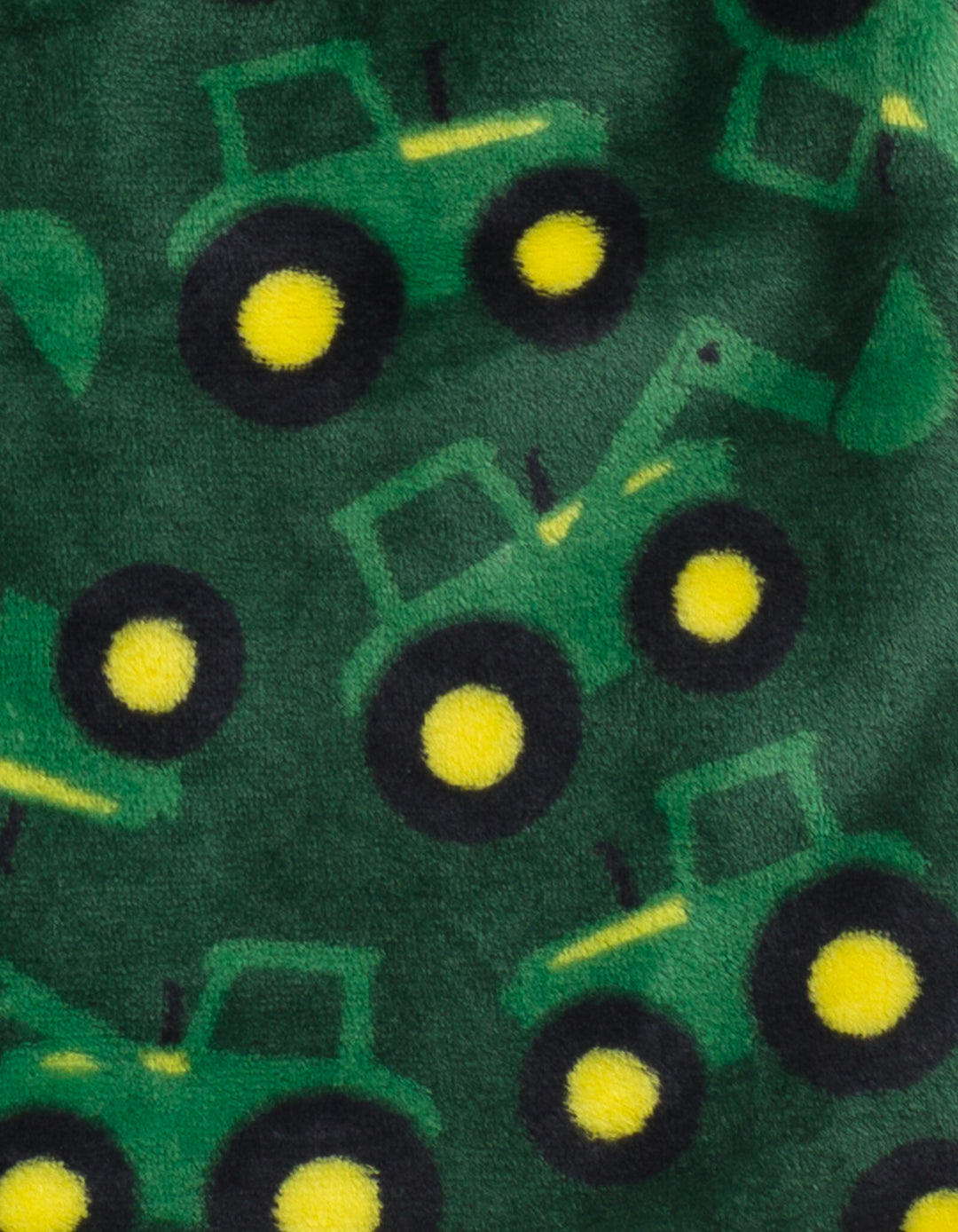 John Deere Boys' Fleece Quarter-Zip Sweatshirt Dark Green Yellow