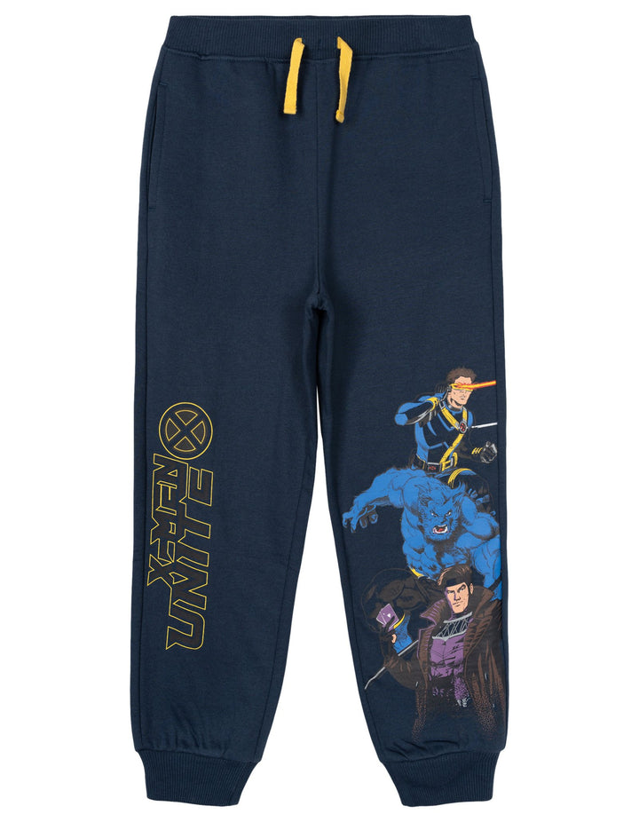 Avengers Marvel Comics Boys' 3-Pack Fleece Jogger Pants Grey Navy Green