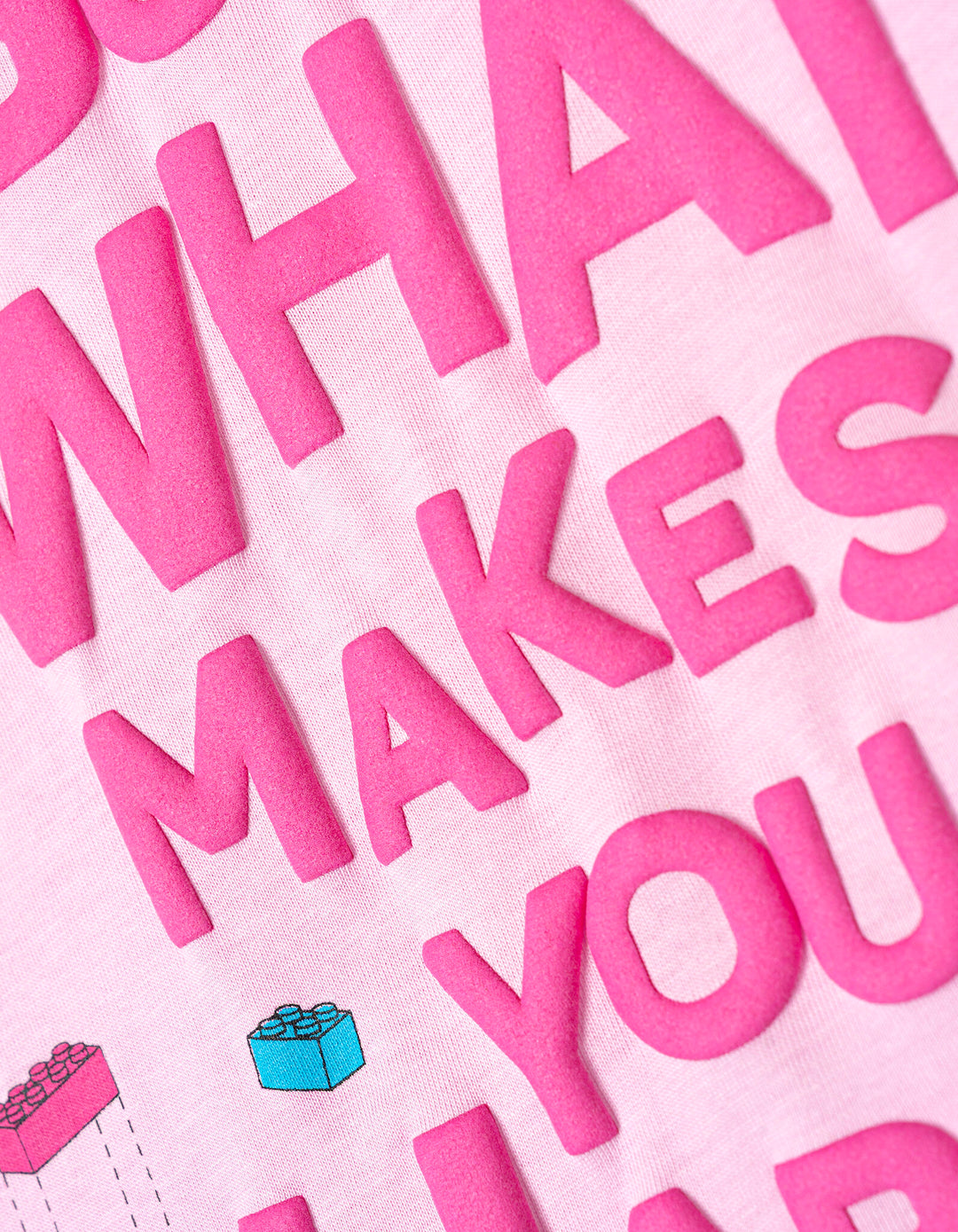 LEGO Girls' Short Sleeve Graphic T-Shirt Happy Build Pink