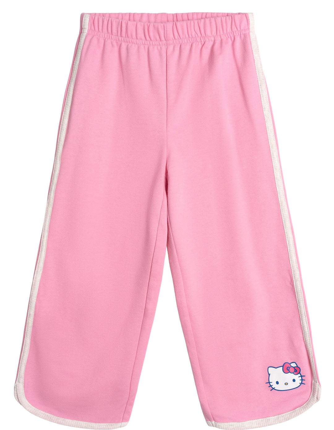 Hello Kitty Girls' 2-Piece T-Shirt and Pants Set Pink Oatmeal Heather