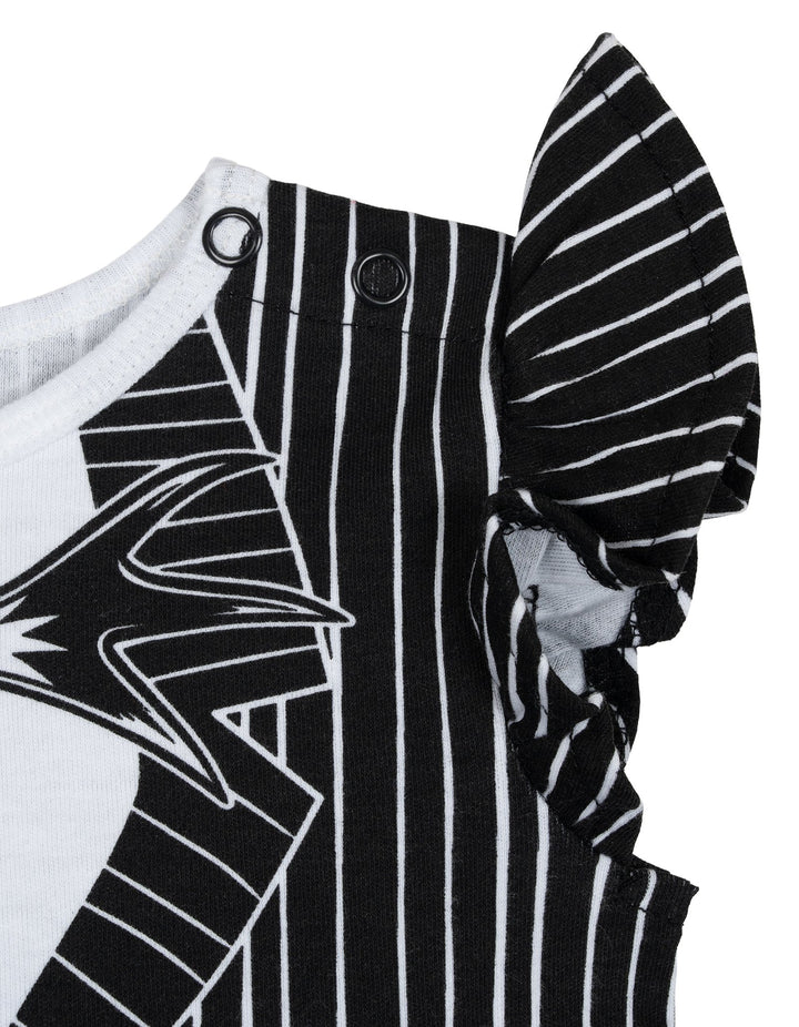 Nightmare Before Christmas Jack Skellington Dress and Headband Set Pinstripe