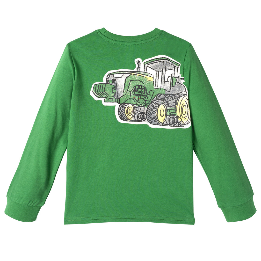John Deere Boys' Long Sleeve T-Shirt Kelly Green