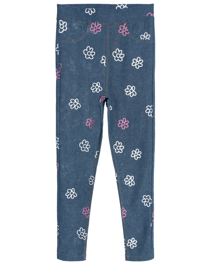 Bluey Girls' 2-Piece T-Shirt and Denim Leggings Set Lilac