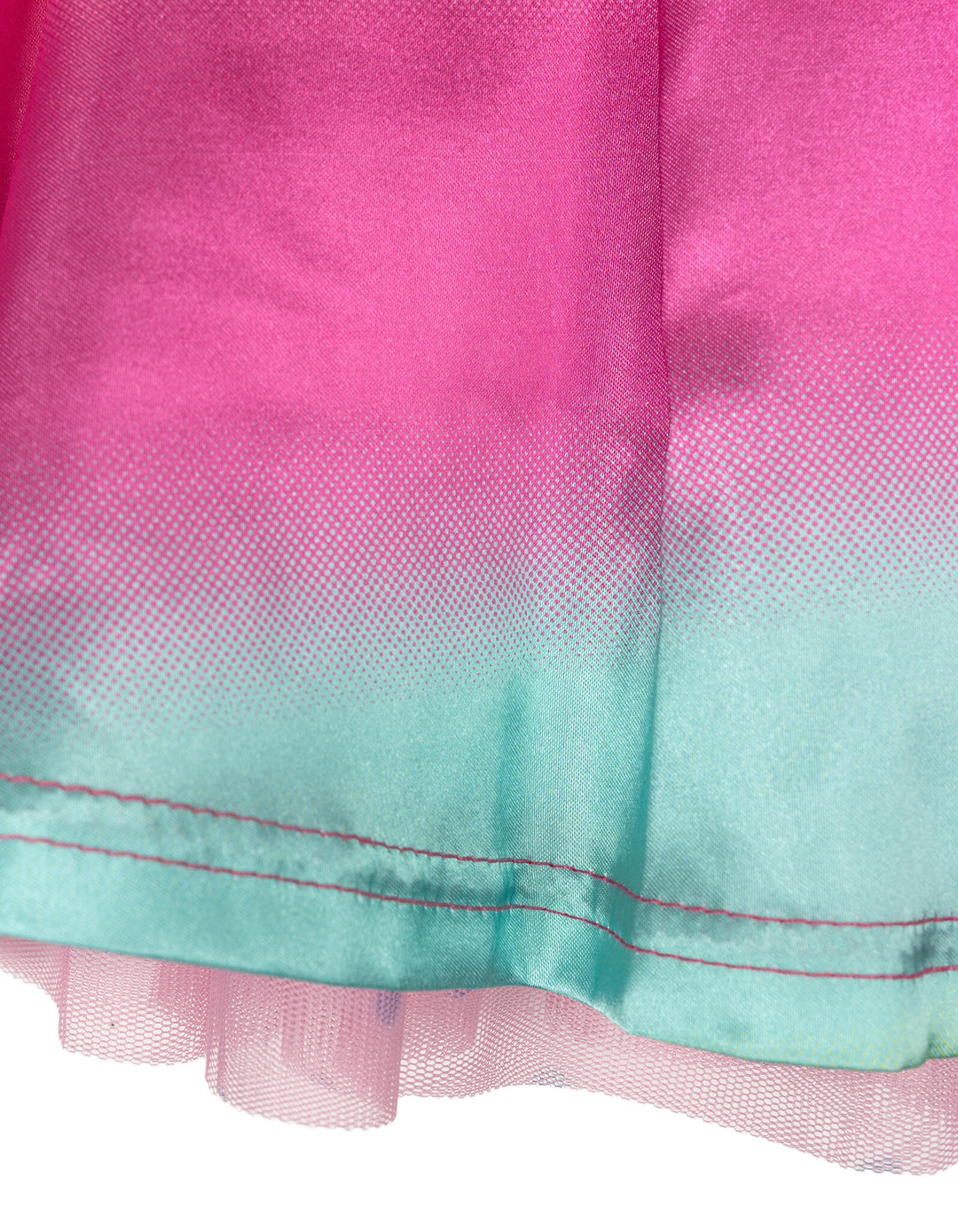 Gabby's Dollhouse Girls' T-Shirt and Tutu Skirt Set with Scrunchie Tusk Rainbow Polka