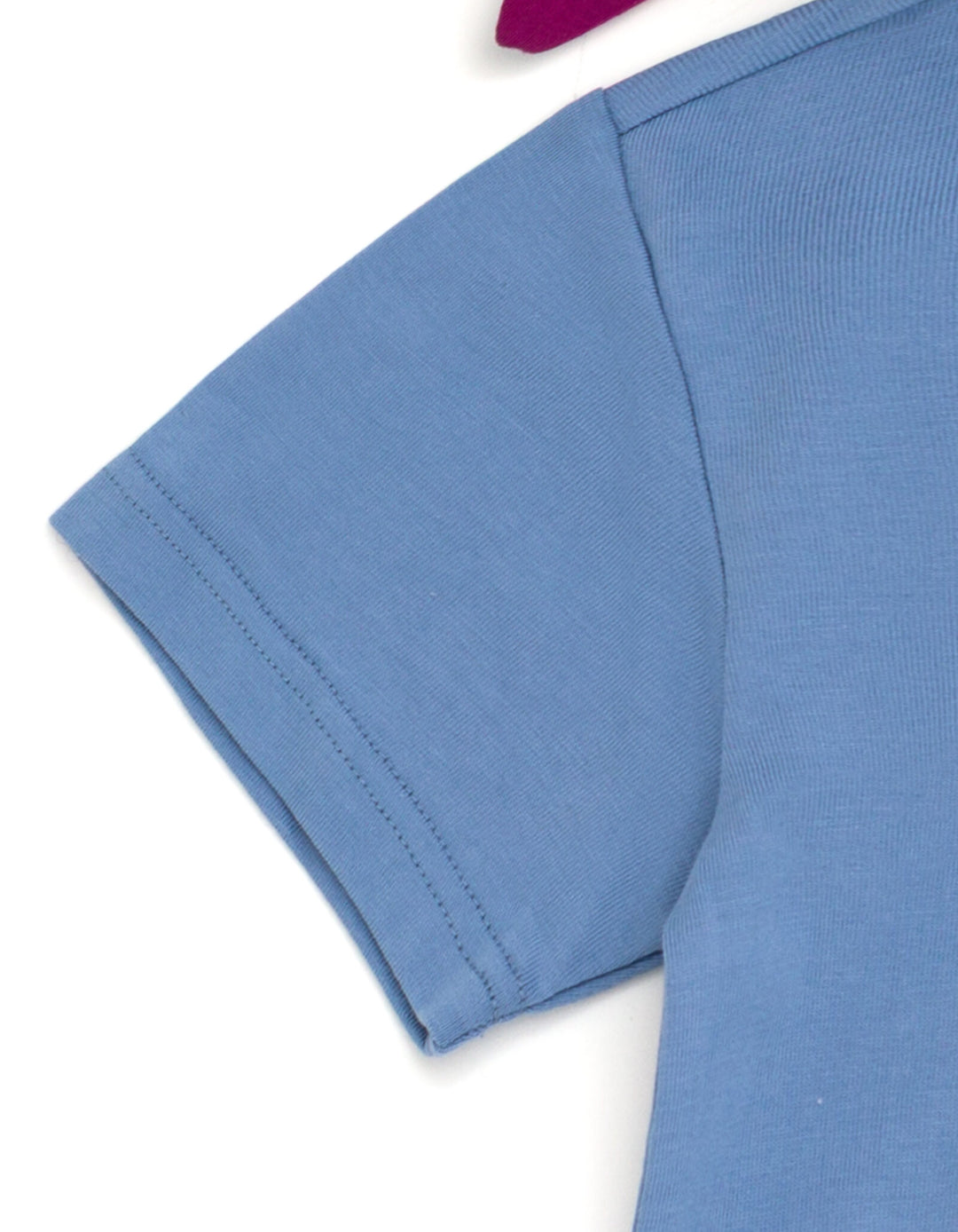 Disney Winnie the Pooh Eeyore Men's Cosplay Short Sleeve Hooded T-Shirt Dusty Blue