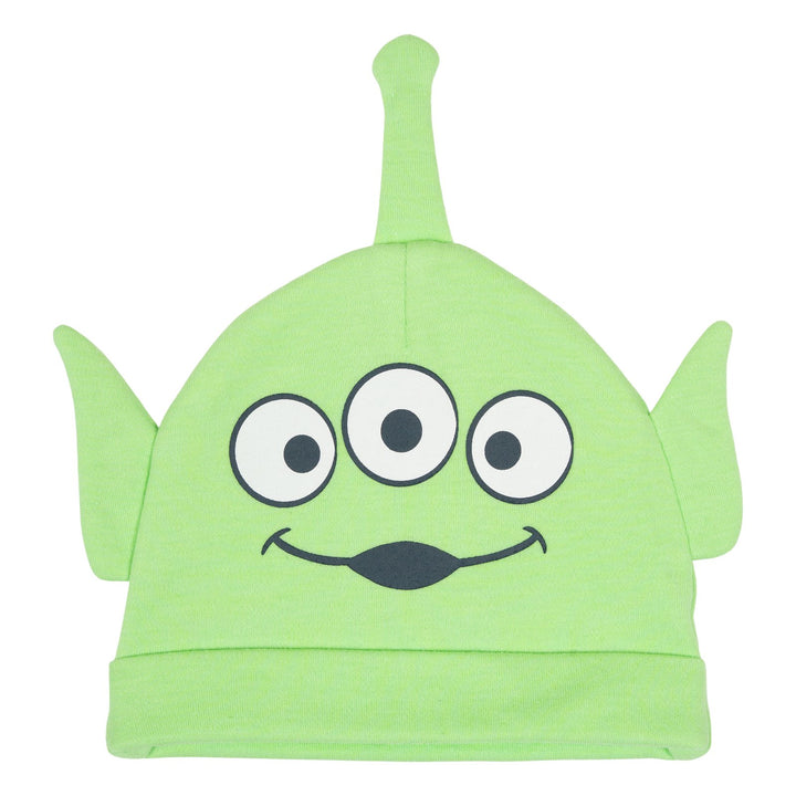 Disney Toy Story 2-Piece Cosplay Bodysuit and Hat Set Blue Green Alien